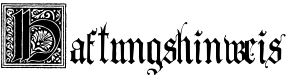 Haftungshinweis